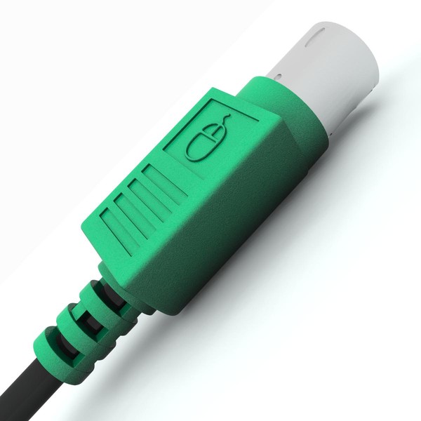 mouse ps2 connector 3d 3ds - Mouse PS2 Connector by PROmax_